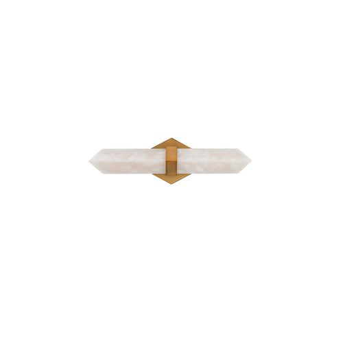 Aged Brass LED Bathroom Bathroom Vanity Light Bathroom Vanity Light from the Javelin Collection