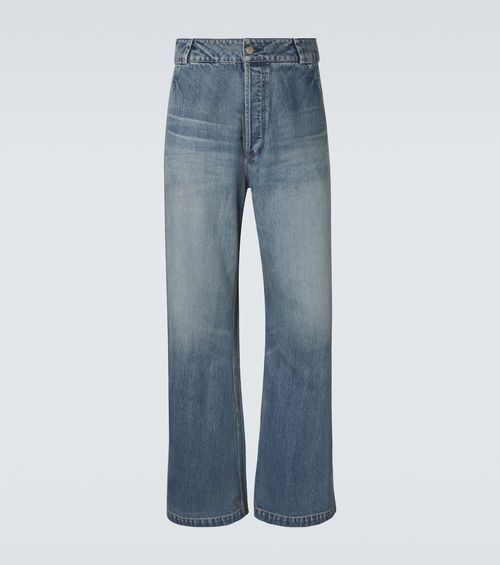 Utility straight jeans