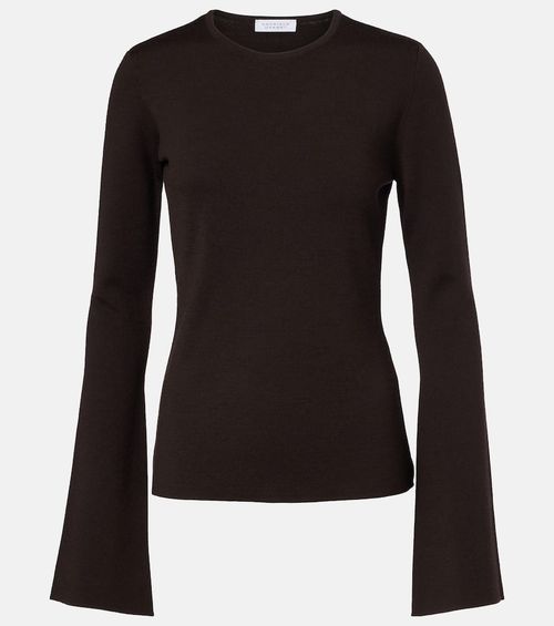 Wool, silk, and cashmere top