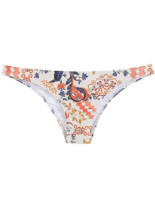 Poipu paisley floral-print bottoms - Neutrals