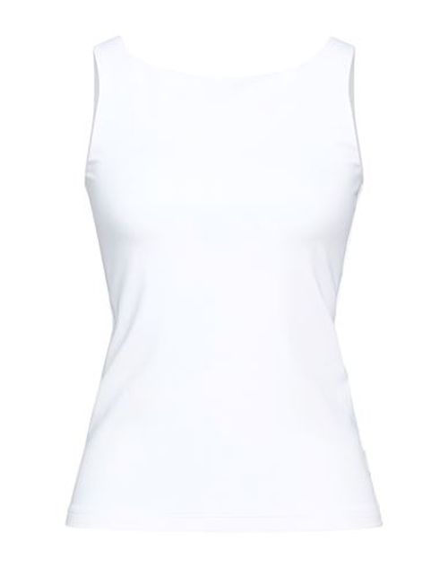 Woman Tank top White Size 6 Polyester, Elastane