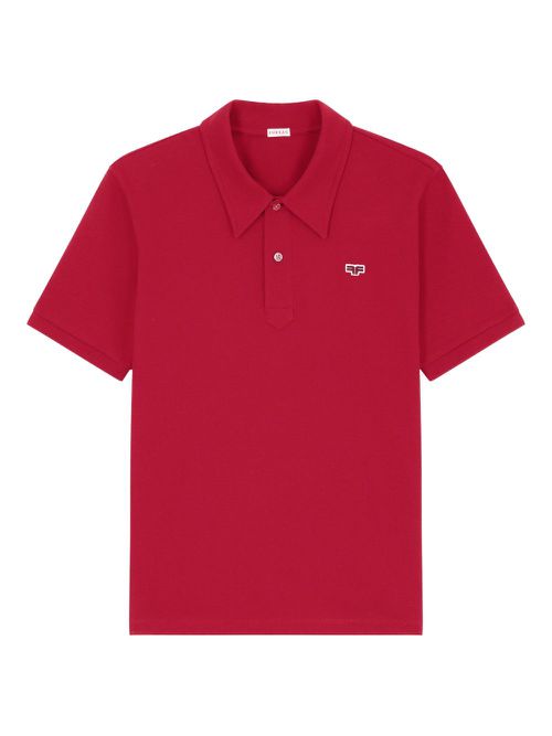 Logo-embroidered polo shirt