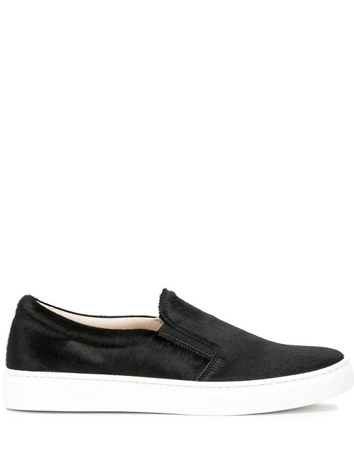 Round-toe slip-on sneakers - Black