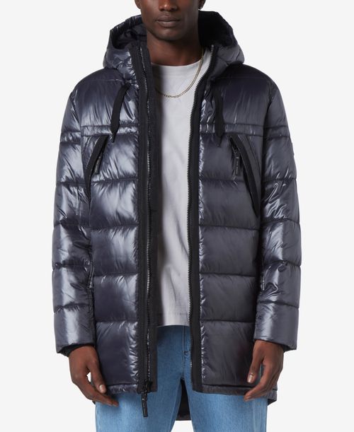 Men's Barreto Super Wet Cire Parka with Grossgrain Trim - Asphalt