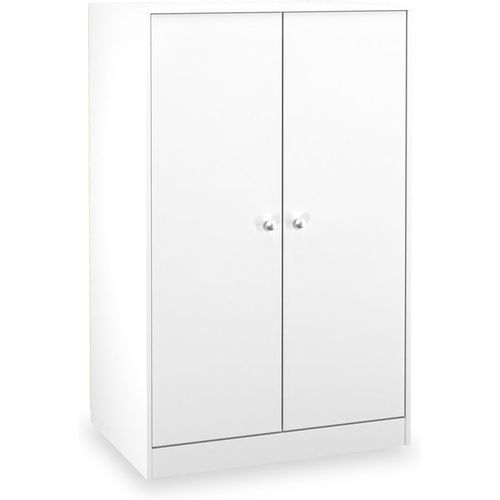 Bennet 2 Door Small Double Wardrobe | White or Grey | Roseland
