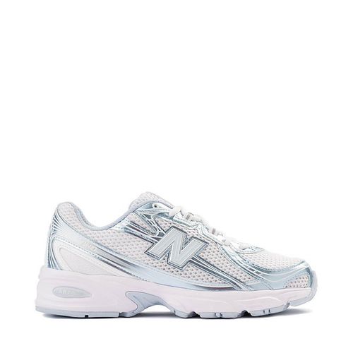 New Balance 740 Athletic Shoe - White / Light Blue Metallic