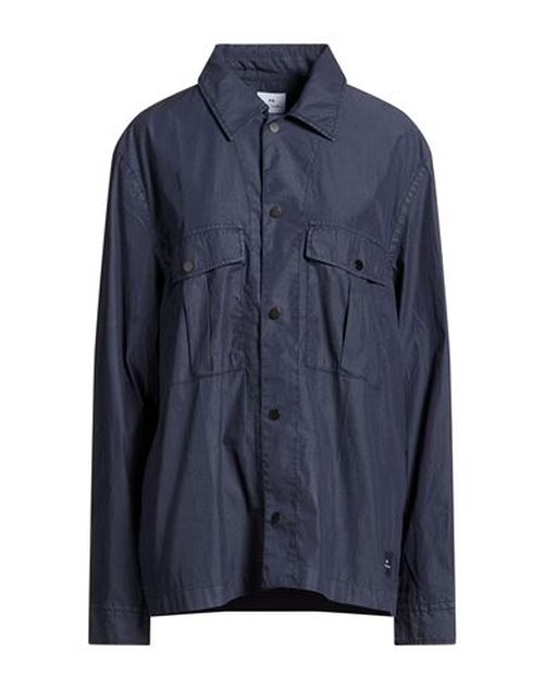 Woman Jacket Blue Size M Cotton, Polyamide