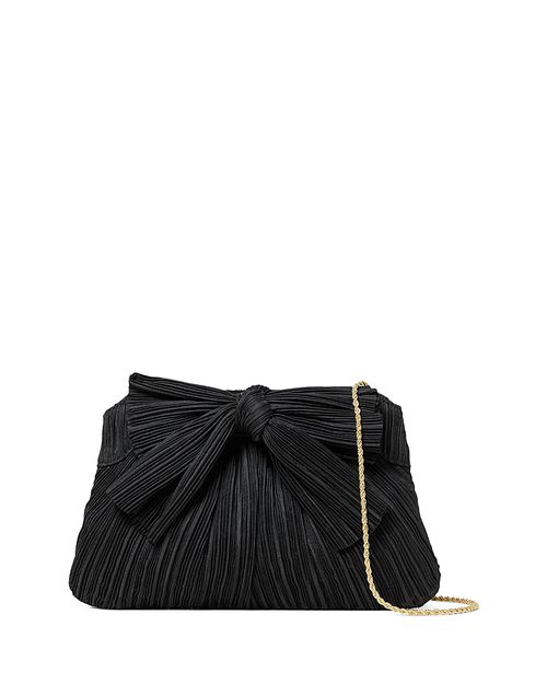 Rayne Small Pleated Bow Frame Clutch