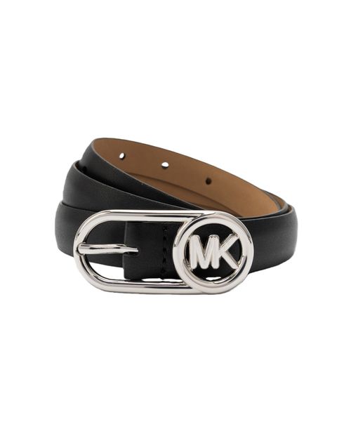 Michael Bubble Buckle Belt - Black Pol Nickel
