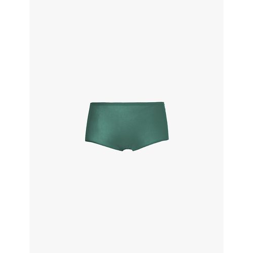 Womens Empire Green Soft Stretch Jersey Briefs 