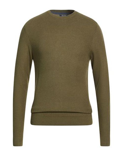 Jeans Man Sweater Military green Size 3XL Acrylic, Nylon