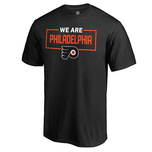 Men's Fanatics Black Philadelphia Flyers Iconic Collection We Are T-Shirt - Size Small