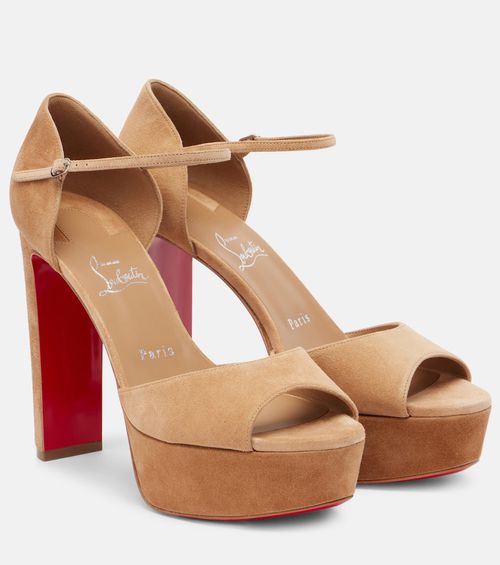Sandaloo 130 suede platform sandals