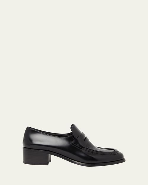 Prudence Leather Penny Loafers