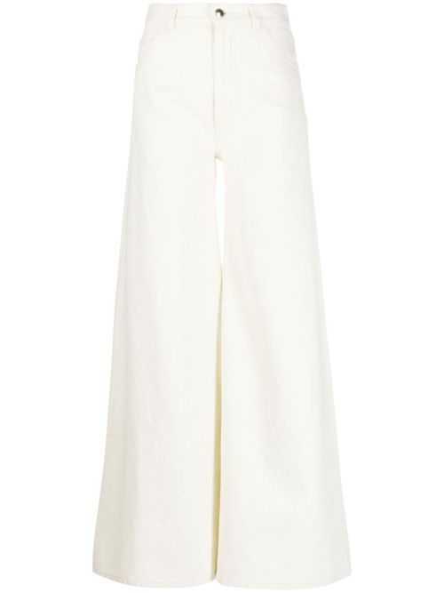 Rave wide-leg jeans - Neutrals