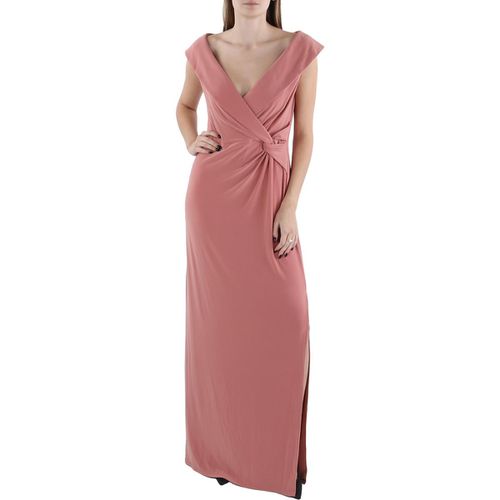 Lauren Ralph Lauren | Womens Jersey Off-The-Shoulder Evening Dress | Realry
