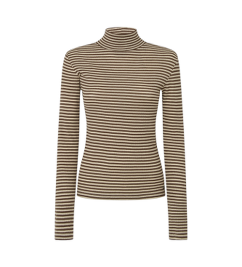 Pepe Jeans for woman. PL505946 Elif multicoloured T-shirt (M), Casual, Multicolor, Long sleeve, Organic Cotton, Sustainable
