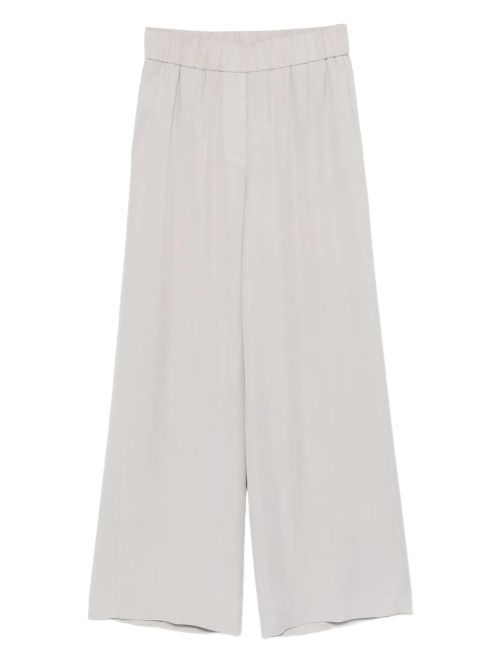 Elastic-Waist Trousers — grey