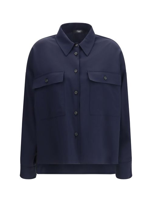 Mulino Shirt Jacket — Navy