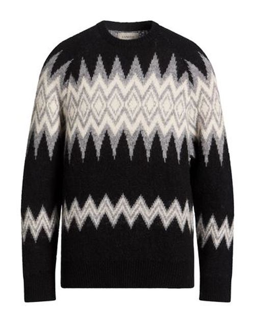 Man Sweater Black Size 40 Cashmere, Silk, Polyester