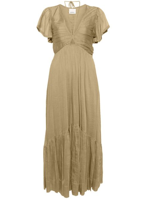 Agathe crepe maxi dress - Green