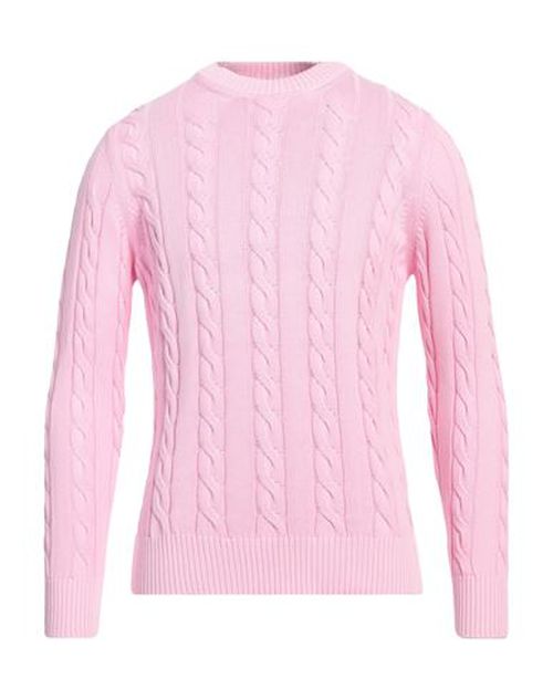 Man Sweater Pink Size 46 Cotton