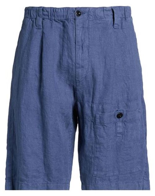 C. p. Company Man Shorts & Bermuda Shorts Slate blue Size 36 Linen