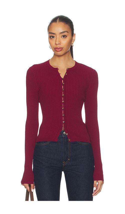 Lovers and Friends CARDIGAN GEMA in Burgundy. Größe XS. Also in L, M, S