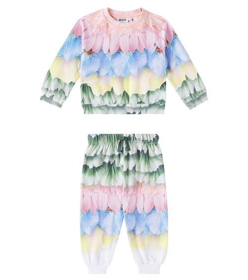 Molo Baby Disc cotton sweatshirt and sweatpants set