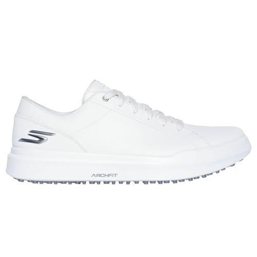 Skechers Golf Men's Drive 6 Arch Leather Relaxed Fit Spikeless Golf Shoe Sneaker