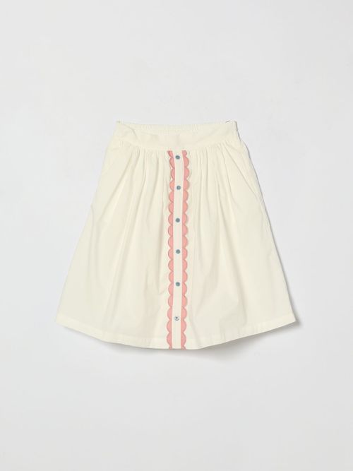 Skirt Kids color White