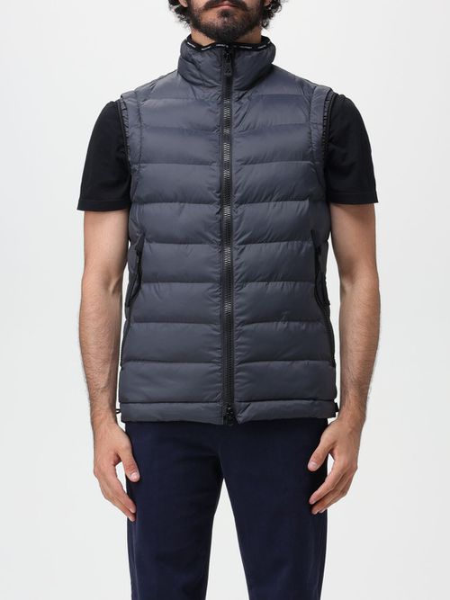 Suit Vest Men color Grey