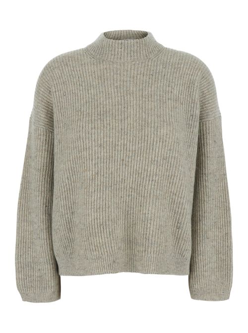Cashmere Turtleneck Sweater — Gray