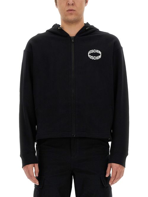 모스키노 남성 sweatshirt with logo