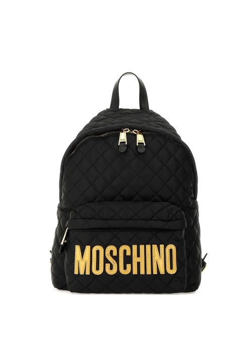 Quilted backpack - Black
