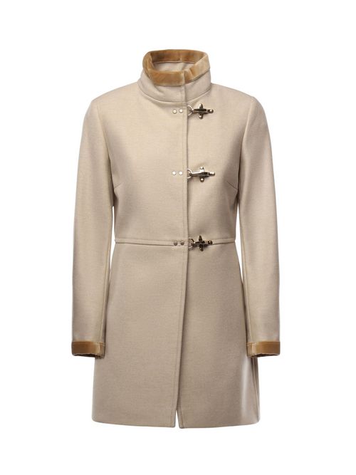 Virginia Coat In Melange Wool Cloth