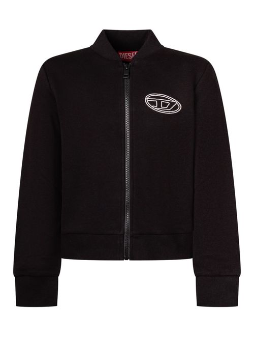 Kids Black Logo Sweatshirt