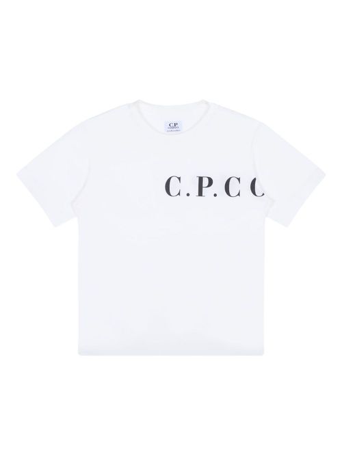 C.P. Company Kids logo-print T-shirt - White
