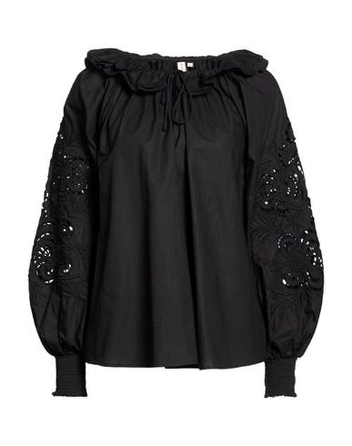 Woman Top Black Size S Cotton