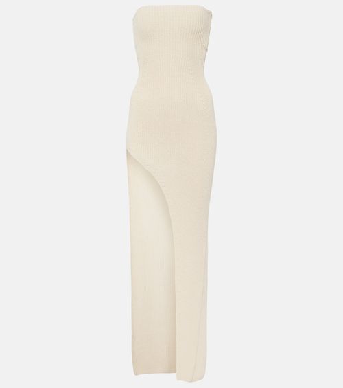 Aya Muse Gathered silk-blend minidress