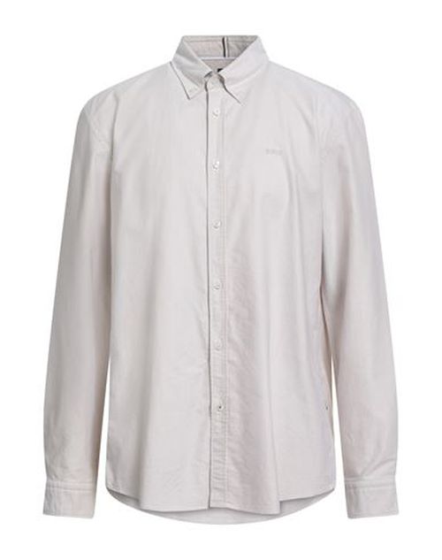 Man Shirt Beige Size L Cotton