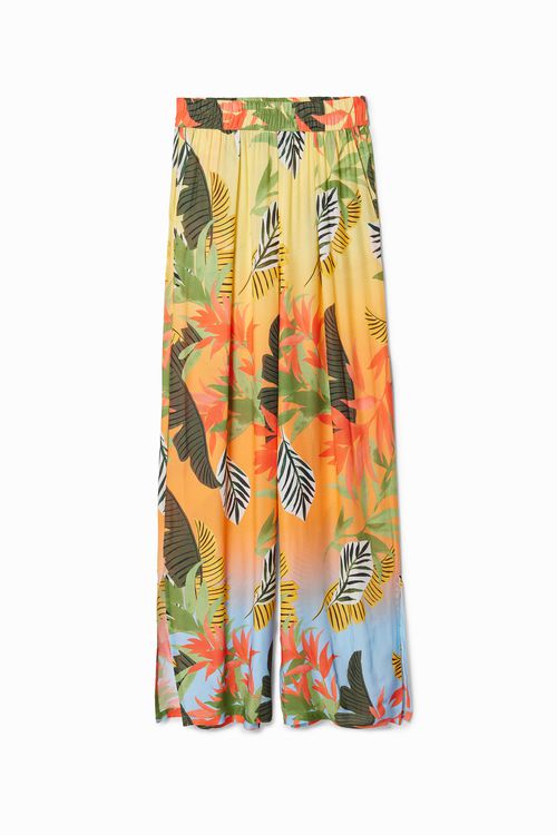 Tropical wide-leg trouser