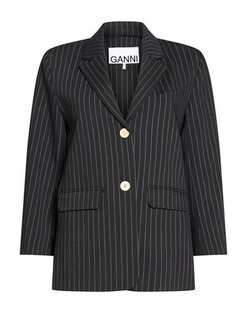 Woman Blazer Black Size 6 EcoVero viscose, Recycled polyester, Elastane, Polyester