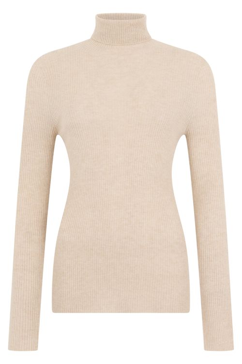 -Inspired Cashmere & Silk Turtleneck Sweater for Women