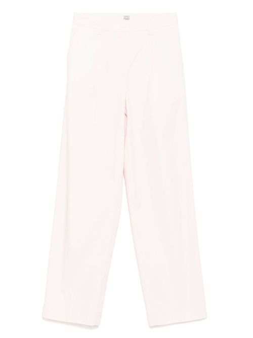 Pink Slanted Pocket Pants