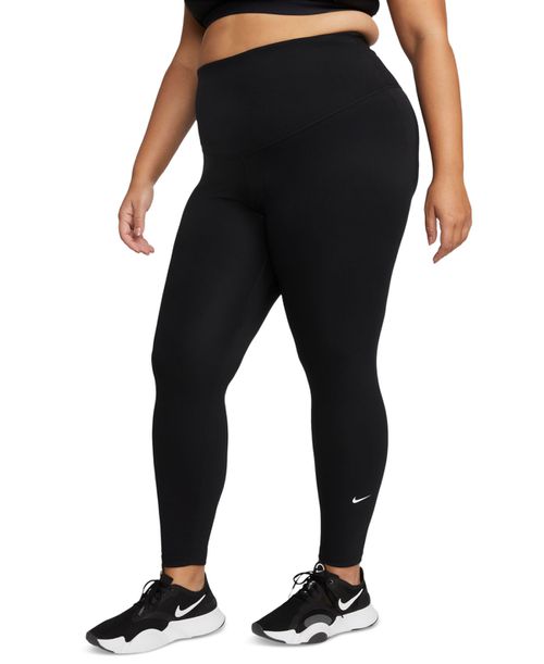 Plus Size One High-Rise Leggings - Black