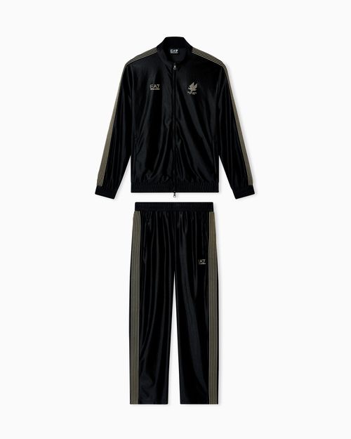 Soccer technical-fabric tracksuit