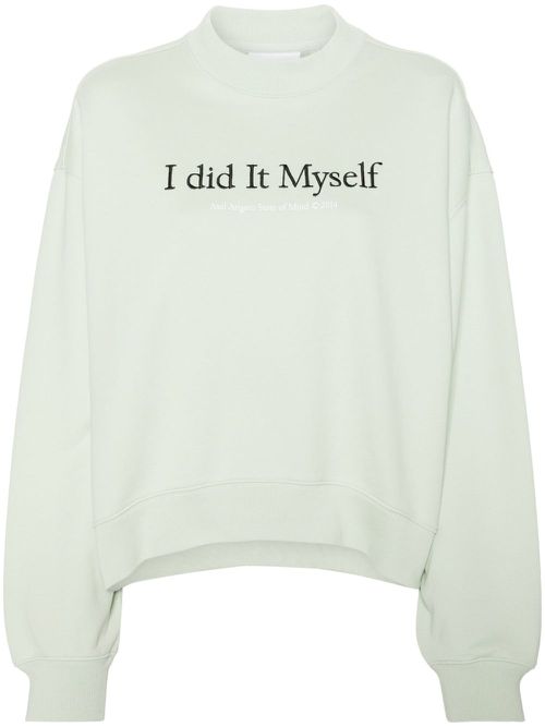 I Did It Myself organic cotton sweatshirt - Green