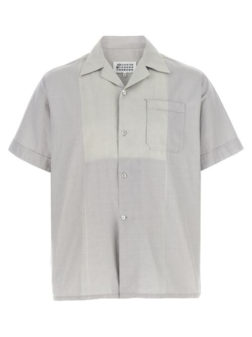 Oxford Cotton Bowling Collar Shirt — Gray