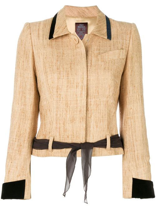 Tied waist jacket - Neutrals